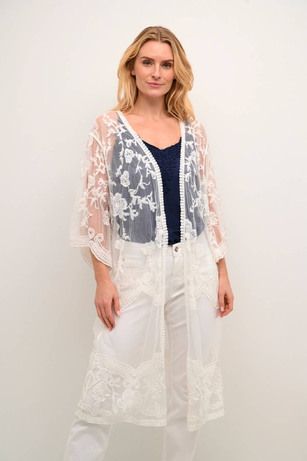 Cream Kimono 'Barely' In Cream