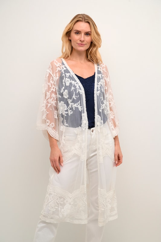 Cream Kimono 'Barely' in Cream