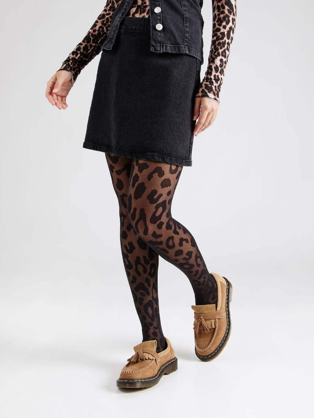 Daahls By Emma Roberts Exclusively For ABOUT YOU Skirt 'Nicky' In Black Denim