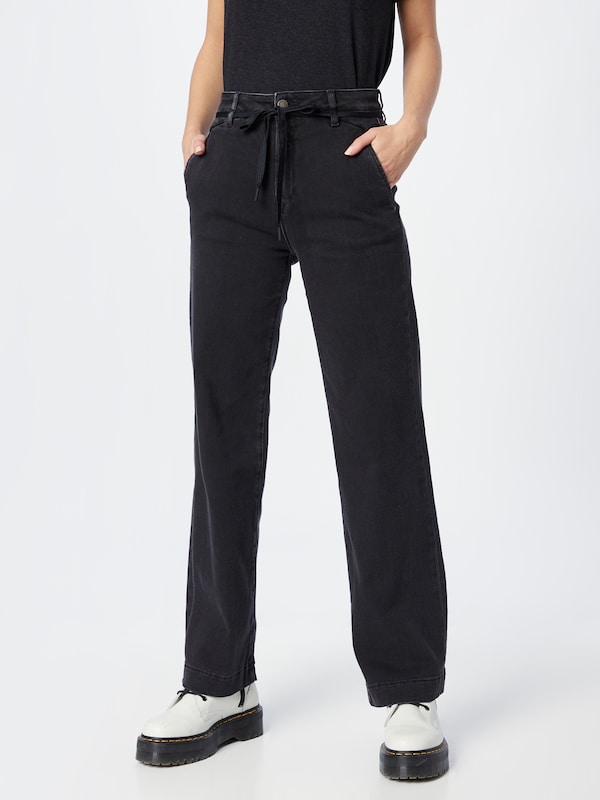 Dawn Wide leg Jeans in Black Denim