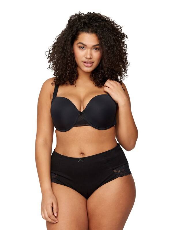 Devoted by Zizzi Boyshorts 'CLARA' in Black