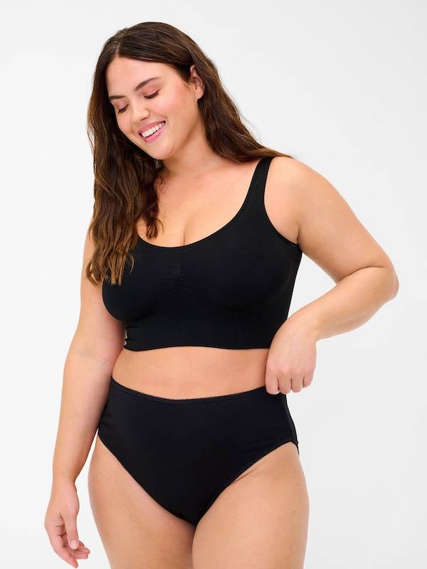 Devoted by Zizzi Boyshorts 'Lcotas' in Black