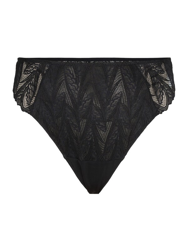 Devoted by Zizzi Thong 'LYCRO' in Black