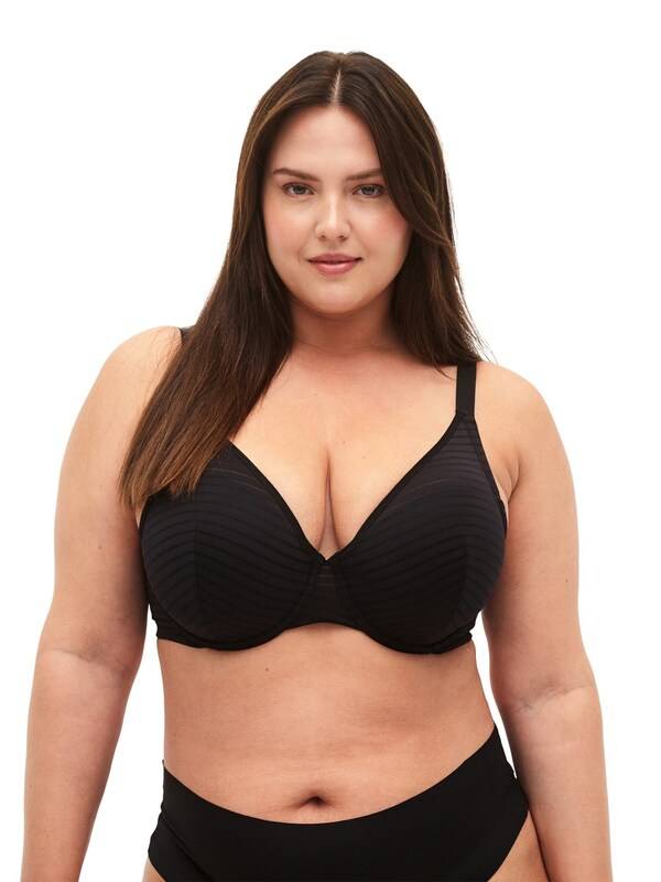 Devoted by Zizzi Triangle Bra in Black