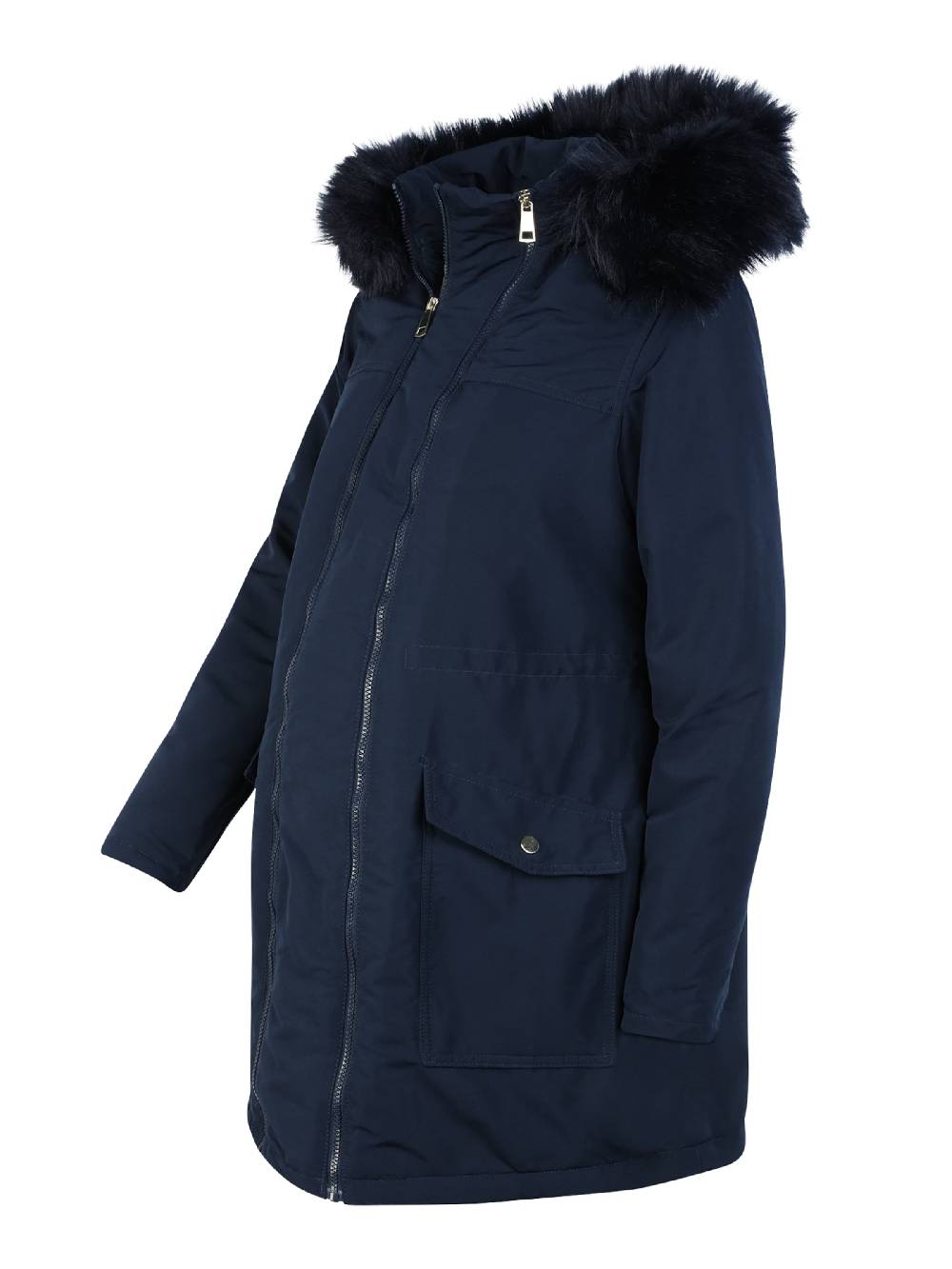 Dorothy Perkins Maternity Between-Seasons Coat In Navy