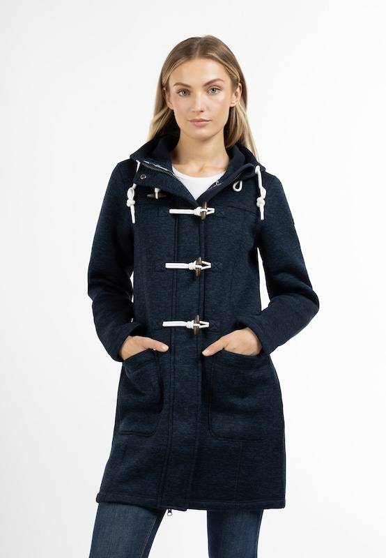 DreiMaster Maritim Between-Seasons Coat in Navy, Night Blue