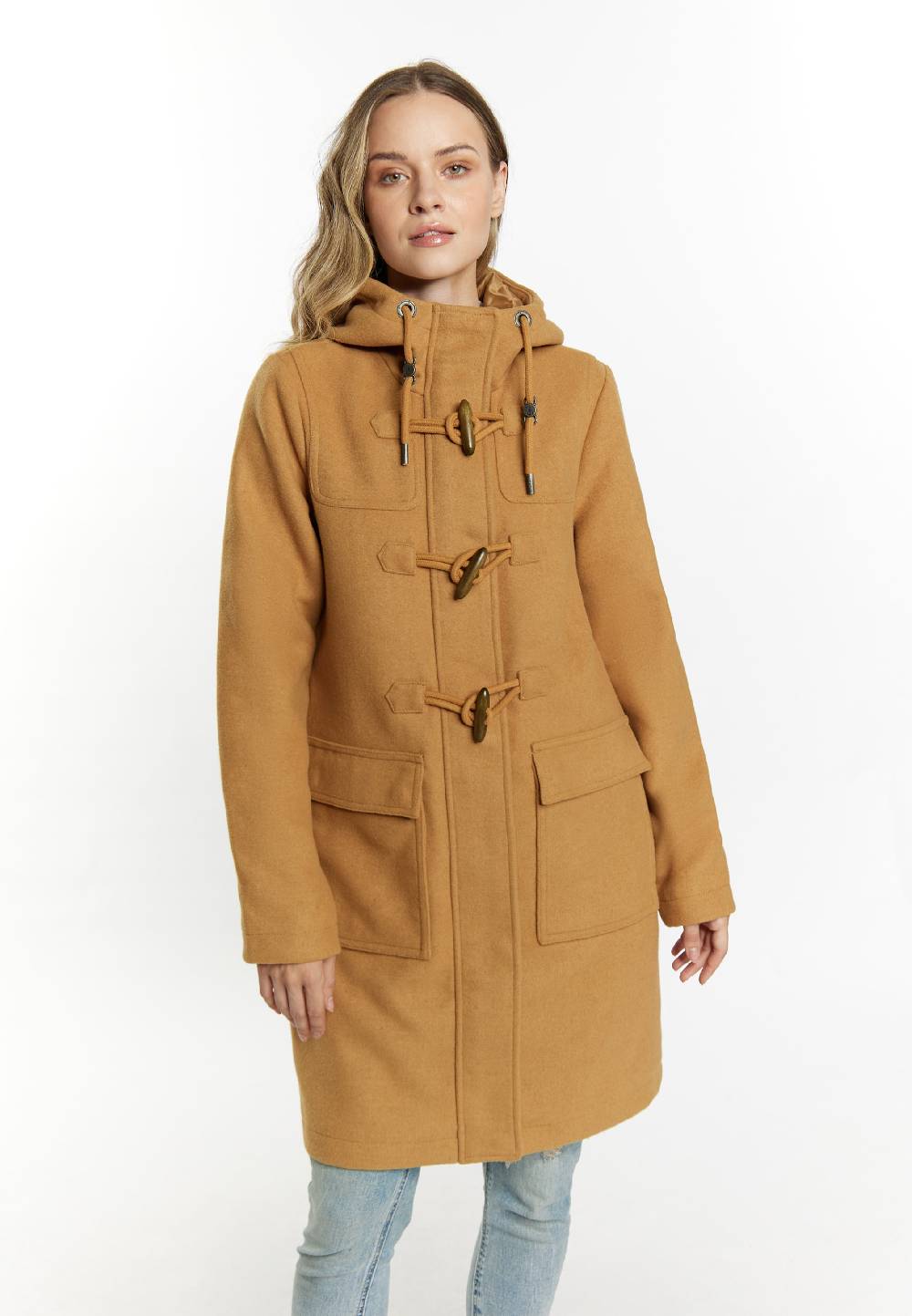 DreiMaster Vintage Between-Seasons Coat In Brown