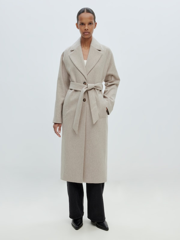EDITED Between-Seasons Coat 'Cecilia' in Mottled Beige