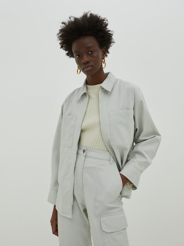 EDITED Blouse 'Camille' in Grey