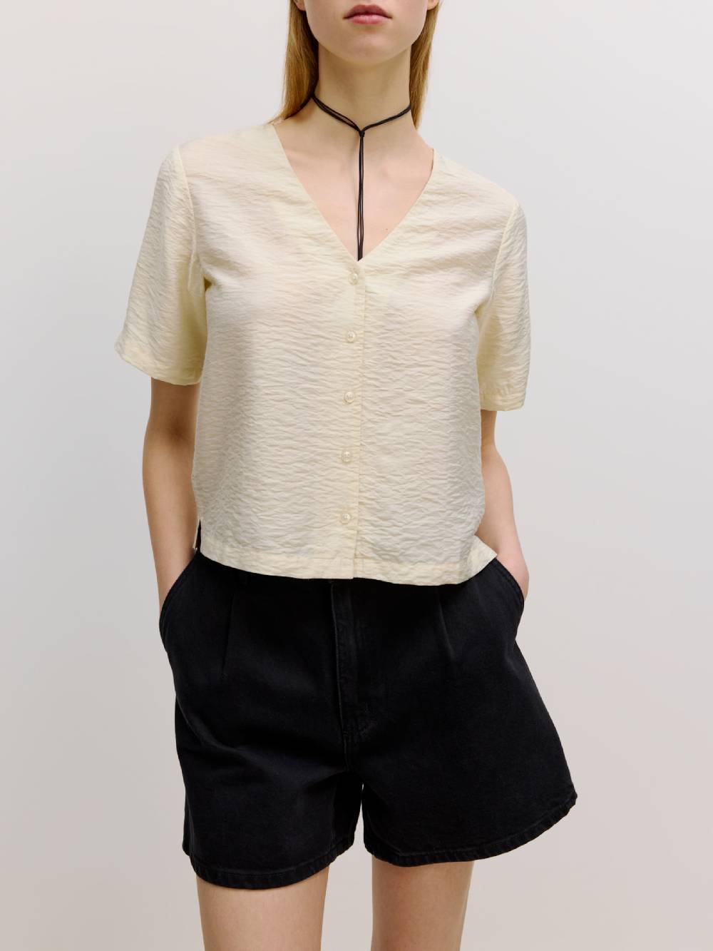 EDITED Blouse 'Naya' In Cream