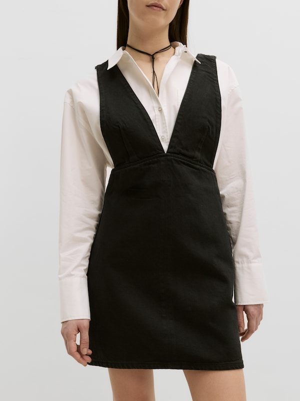 EDITED Dress 'Jessi' in Black Denim