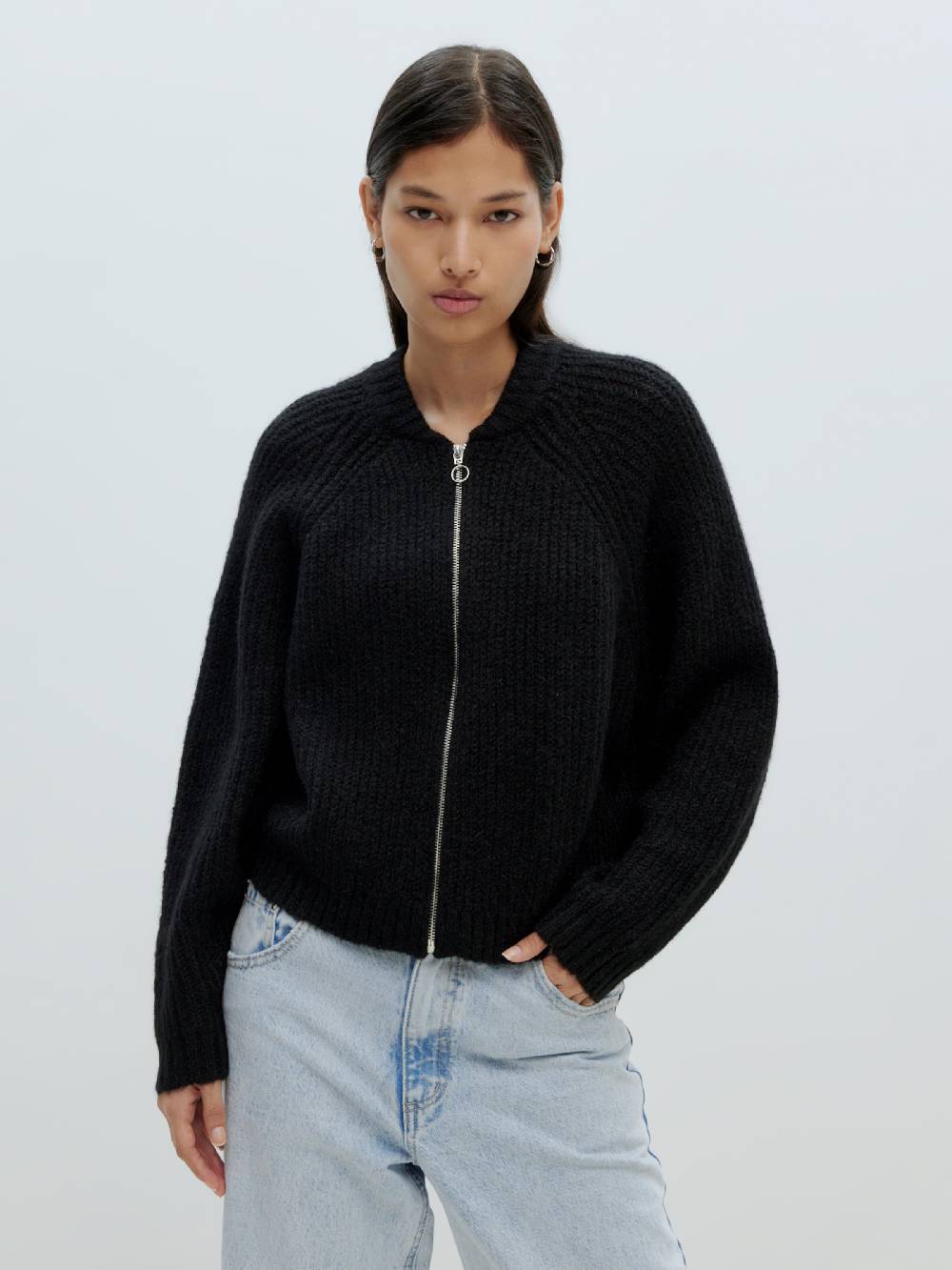 EDITED Knit Cardigan 'Rani' In Black