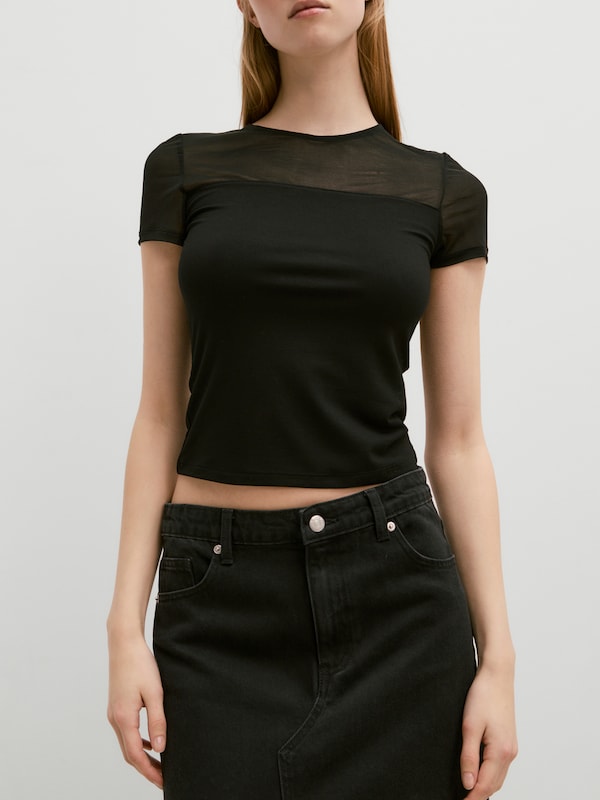 EDITED Shirt 'Felizitas' in Black