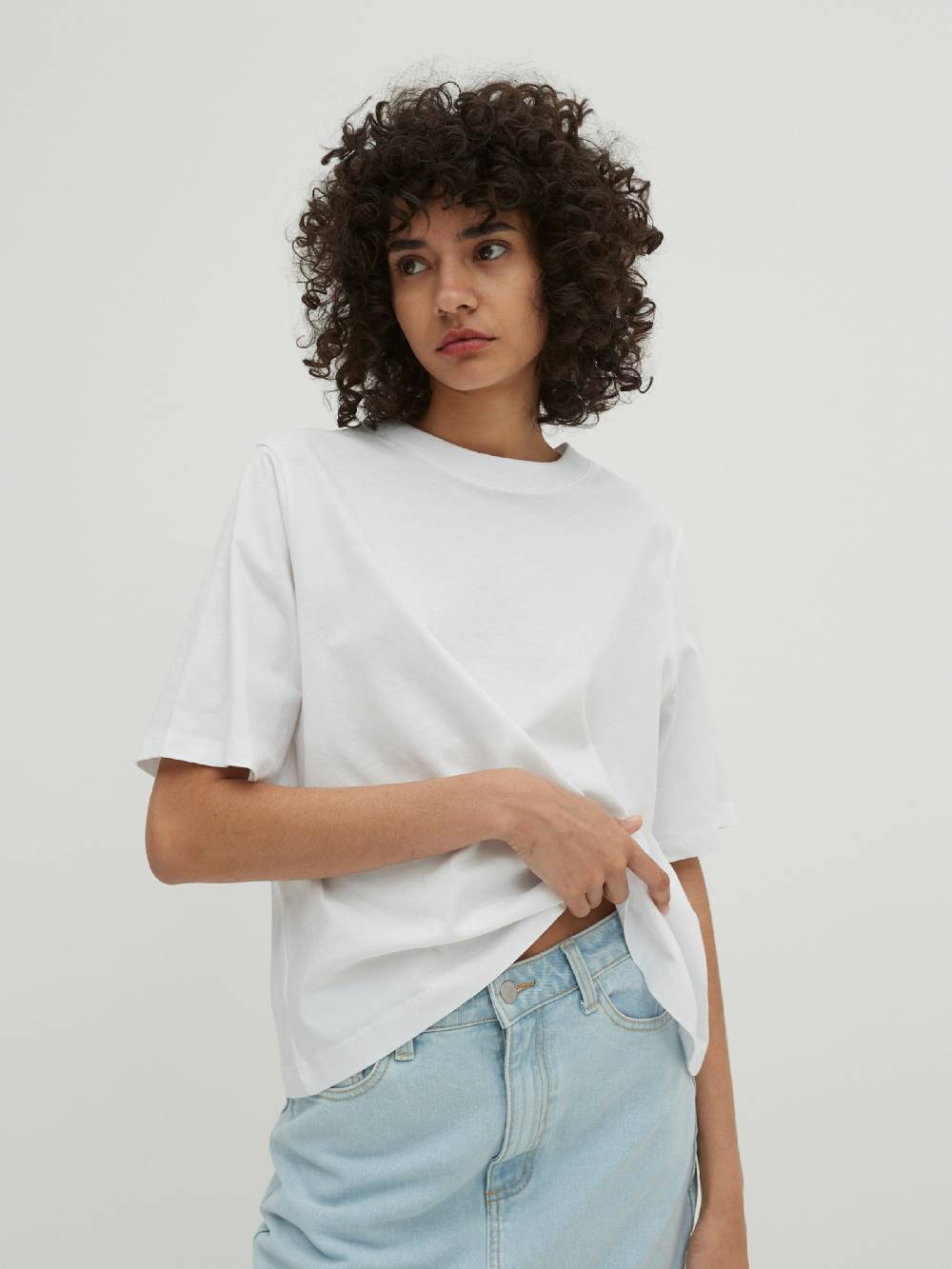 EDITED Shirt 'Nola' In White