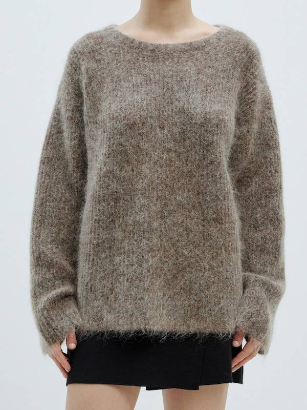EDITED Sweater 'Harriet' in Dark Beige