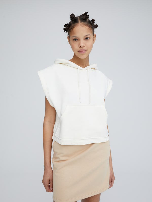 EDITED Sweatshirt 'Leo' in Cream