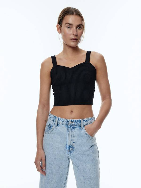 EDITED Top 'Hana' in Black