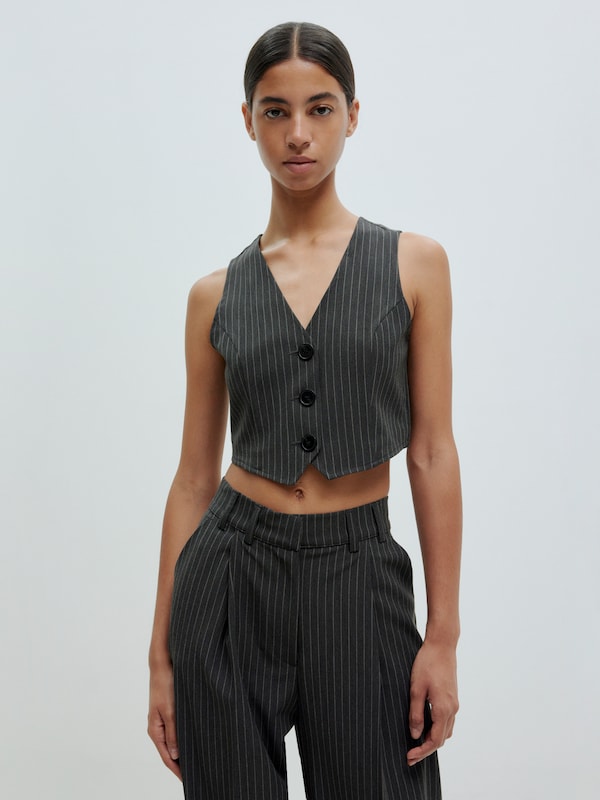 EDITED Vest 'Nakita' In Grey