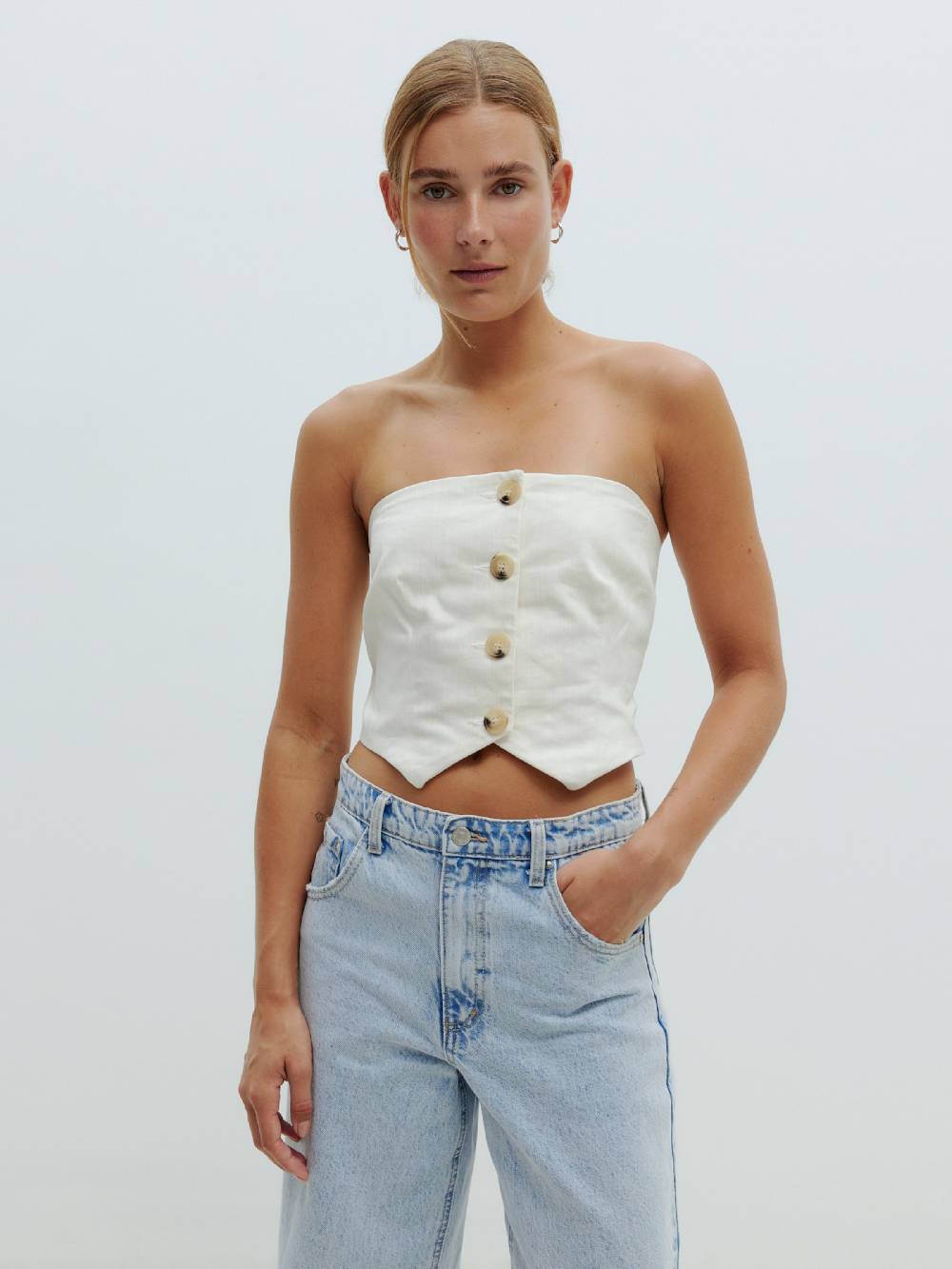 EDITED Vest 'Samuela' In Beige