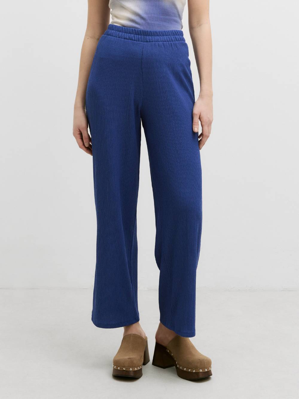 EDITED Wide Leg Pants 'Philine' In Blue