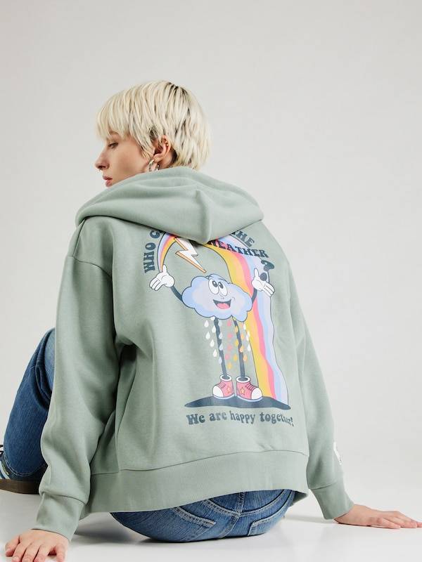 Eight2Nine Zip-Up Hoodie in Mint