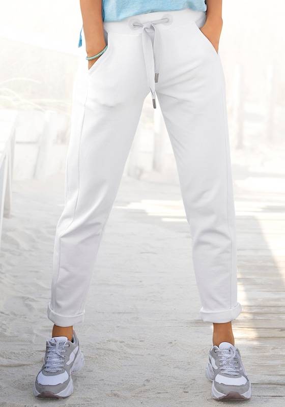 Elbsand Tapered Pants in White