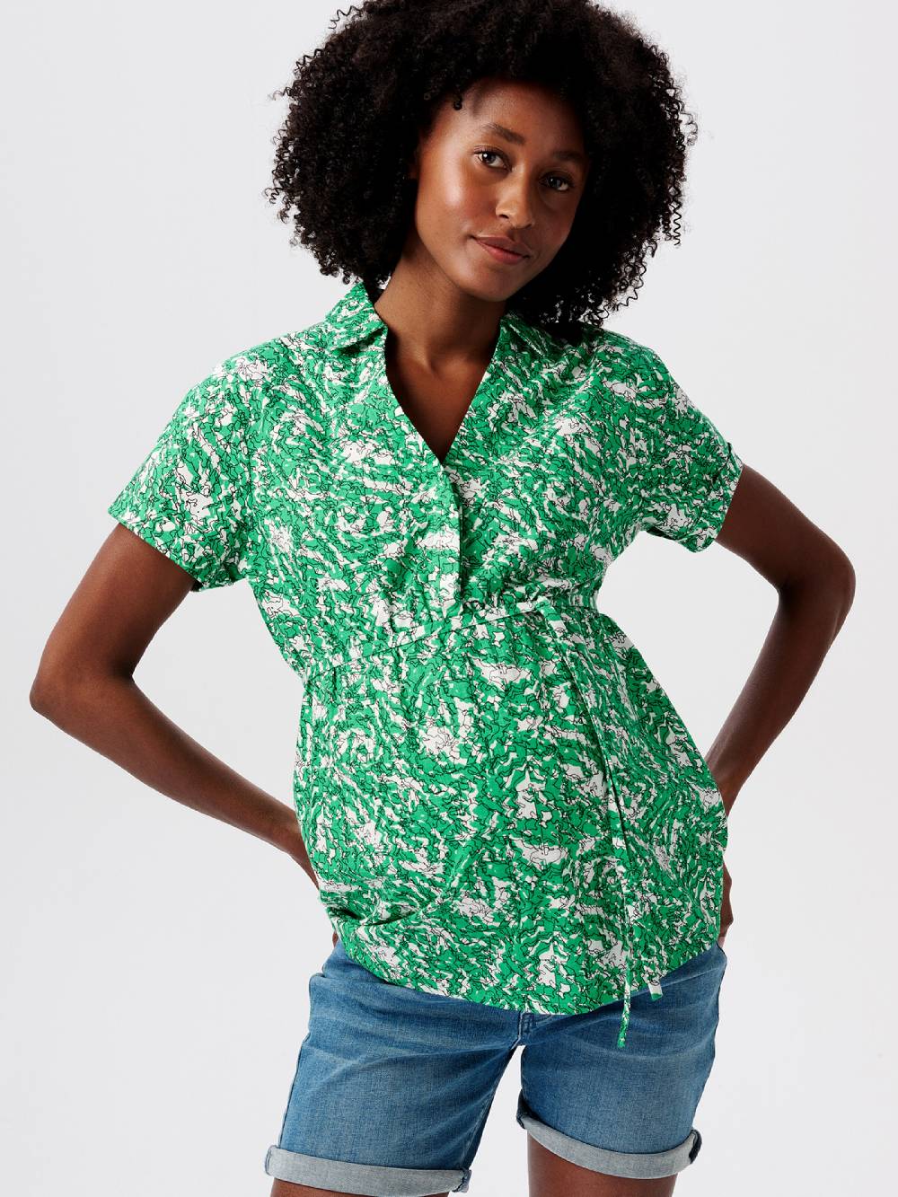 Esprit Maternity Blouse In Green