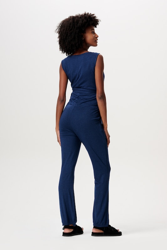 Esprit Maternity Jumpsuit in Marine Blue
