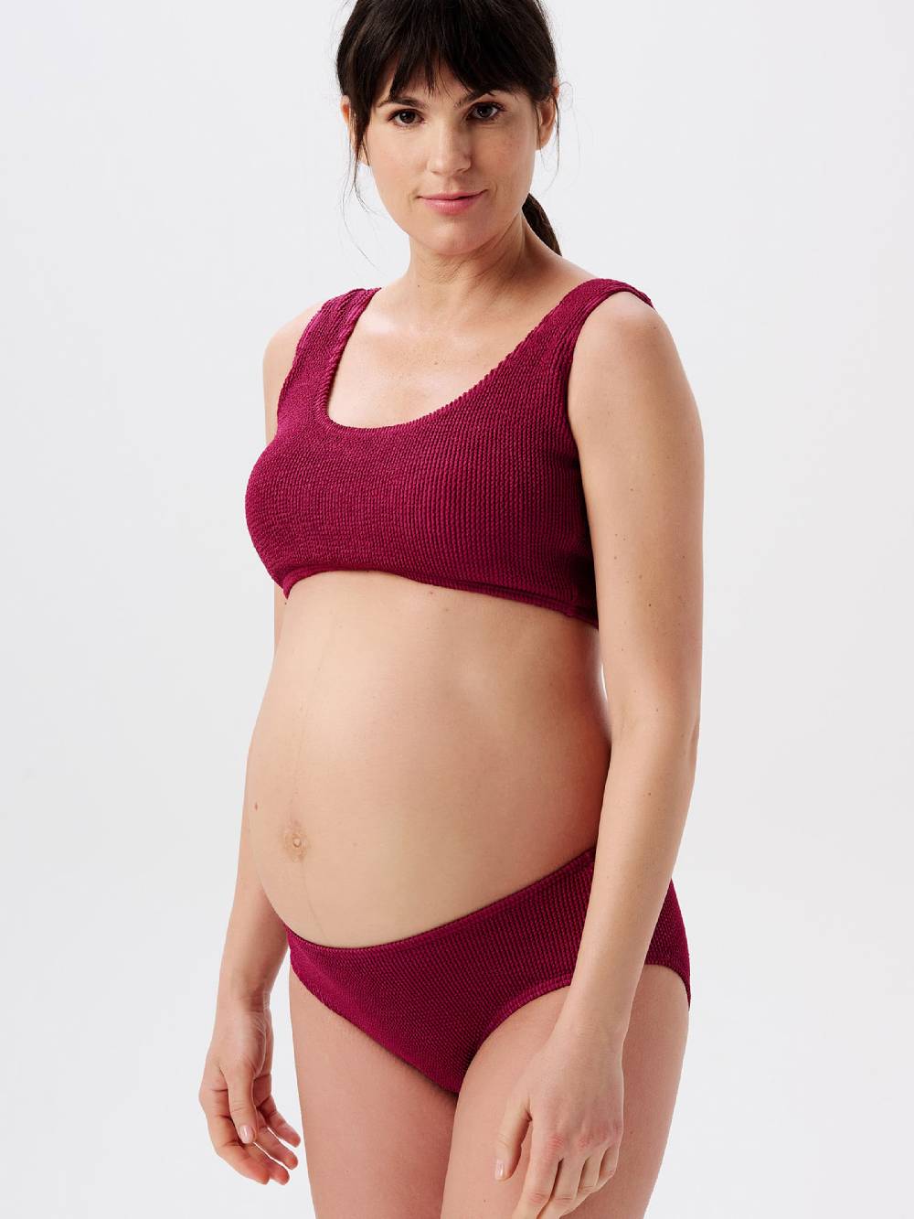 Esprit Maternity T-shirt Bikini In Berry