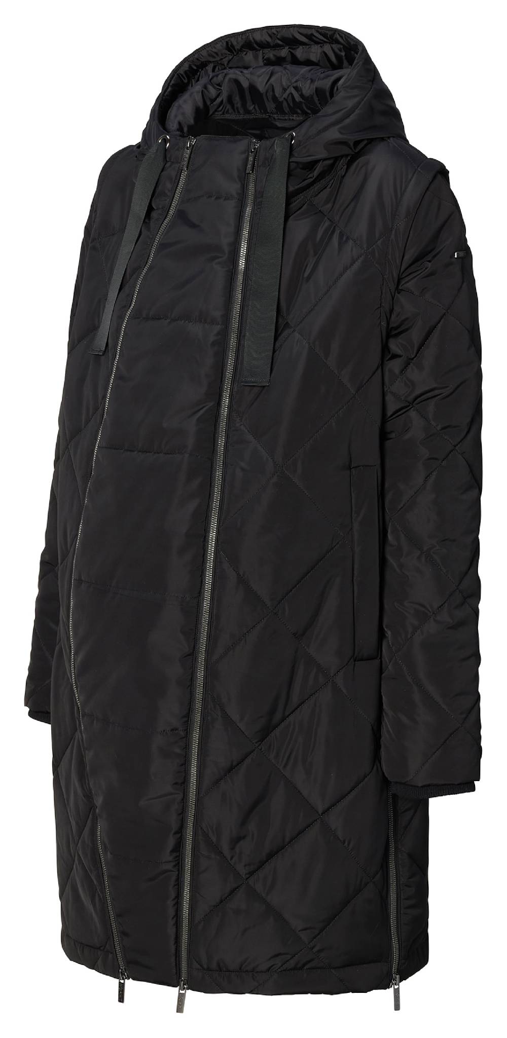 Esprit Maternity Winter Coat In Black