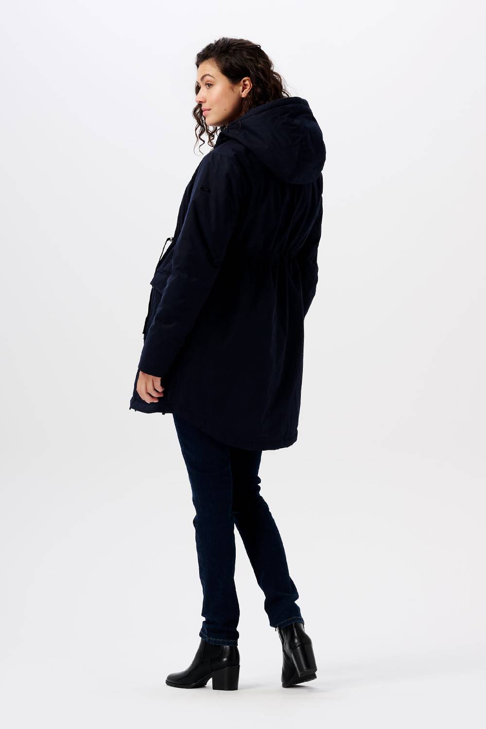Esprit Maternity Winter Jacket In Night Blue