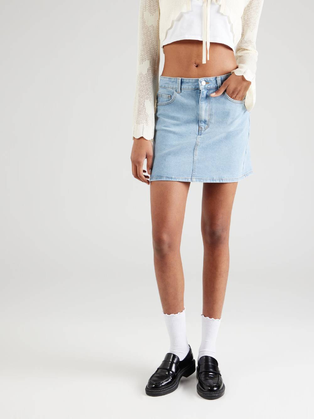 Florence By Mills Exclusive For ABOUT YOU Skirt 'Cool Breeze' In Blue Denim