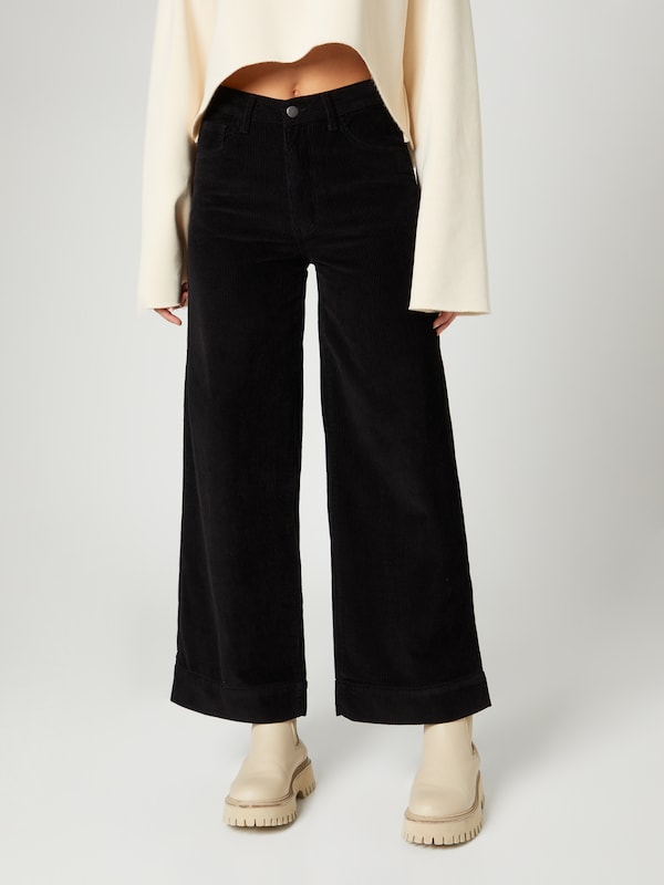 florence by mills exclusive for ABOUT YOU Wide leg Pants 'Dandelion' in Black