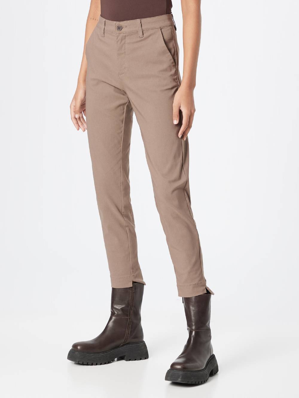 Freequent Regular Chino Pants 'REX' In Light Brown