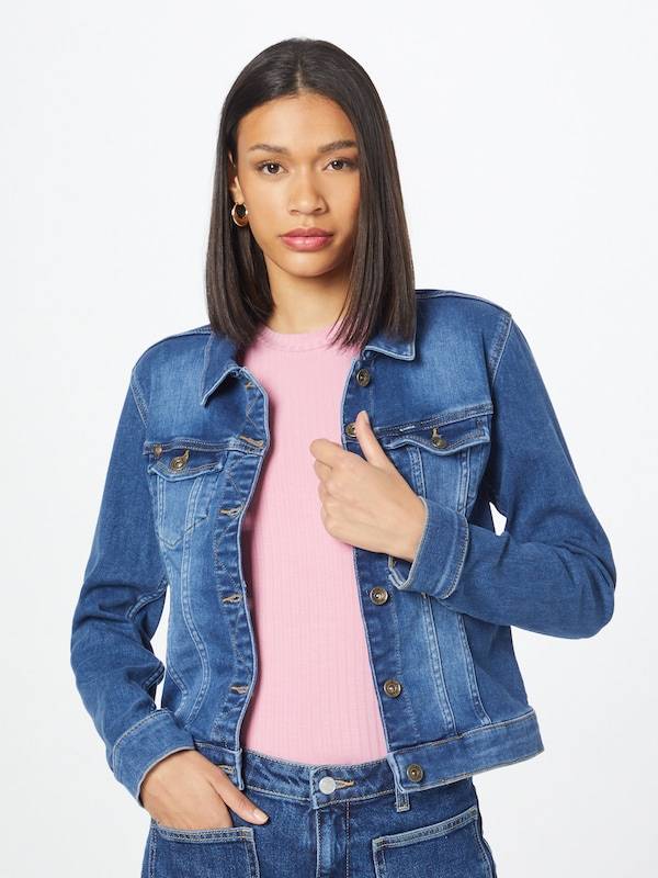 GARCIA Between-Season Jacket 'Sofia' in Blue Denim