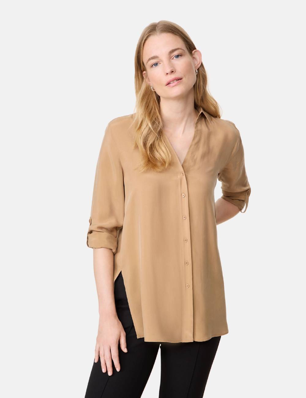 GERRY WEBER Blouse In Light Brown