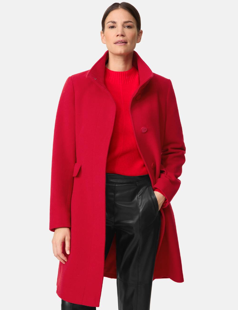 GERRY WEBER Winter Coat In Red