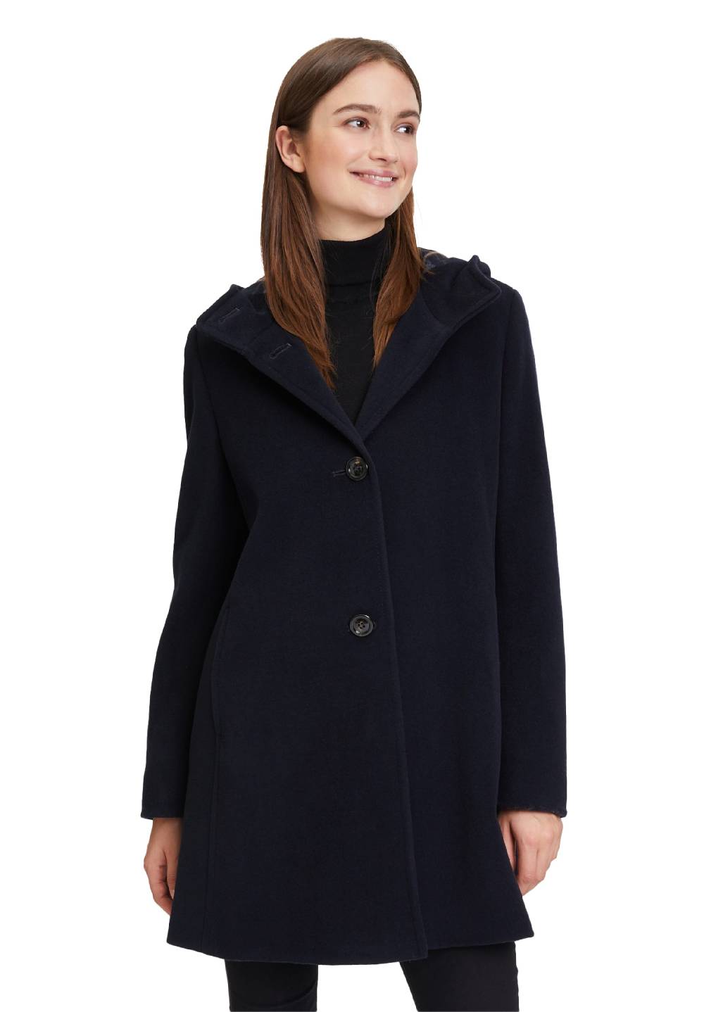 GIL BRET Between-Seasons Coat In Dark Blue