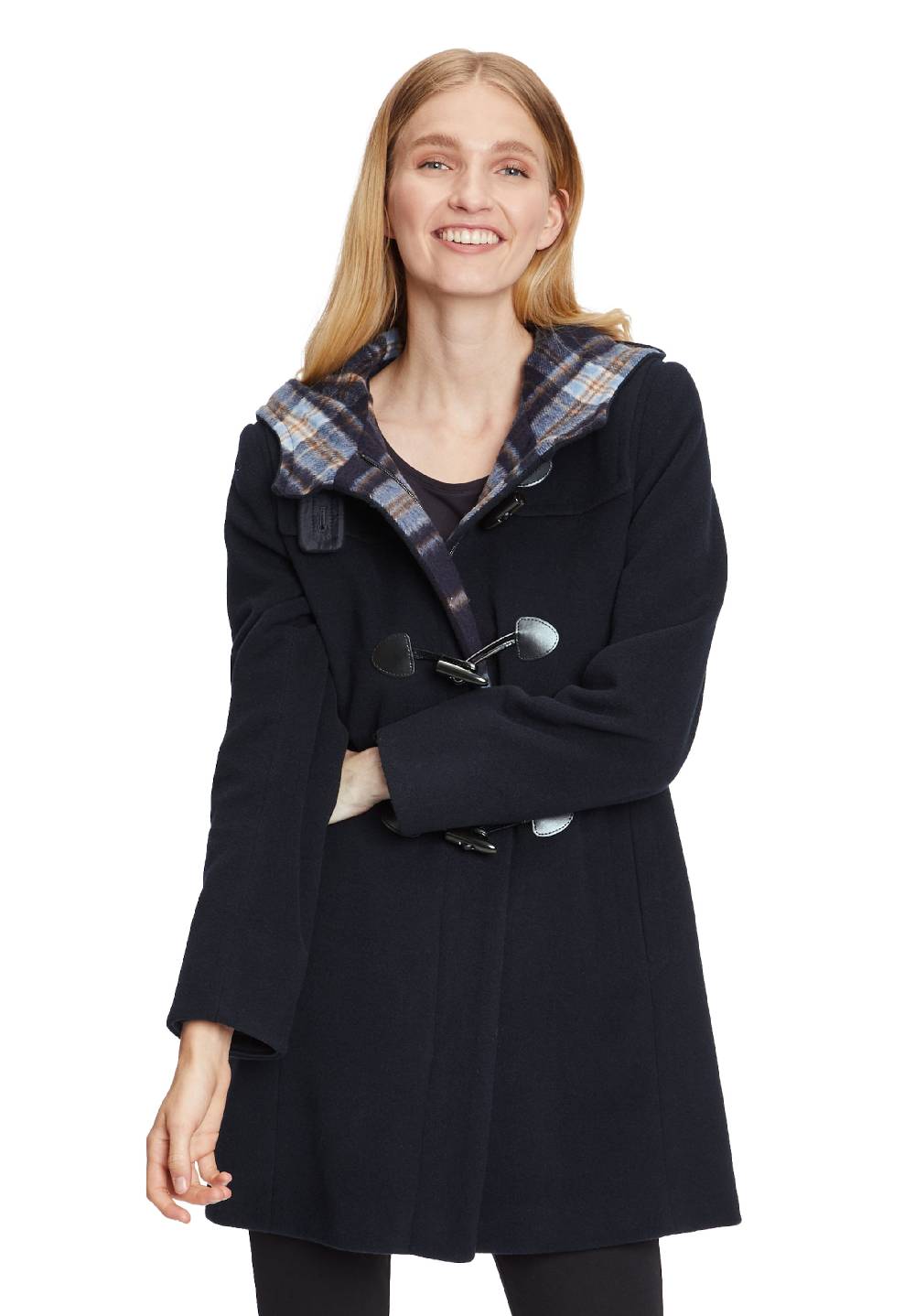 GIL BRET Between-Seasons Coat In Marine Blue