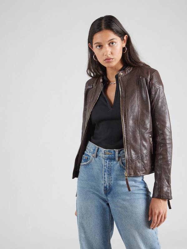 Gipsy by Mauritius Between-Season Jacket 'Fjella' in Chestnut Brown