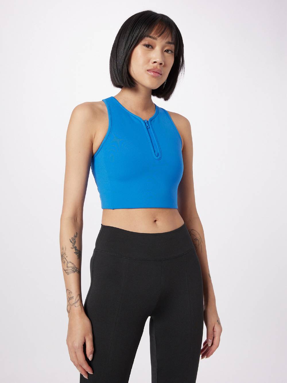 Girlfriend Collective Bralette Sports Bra 'DYLAN' In Blue