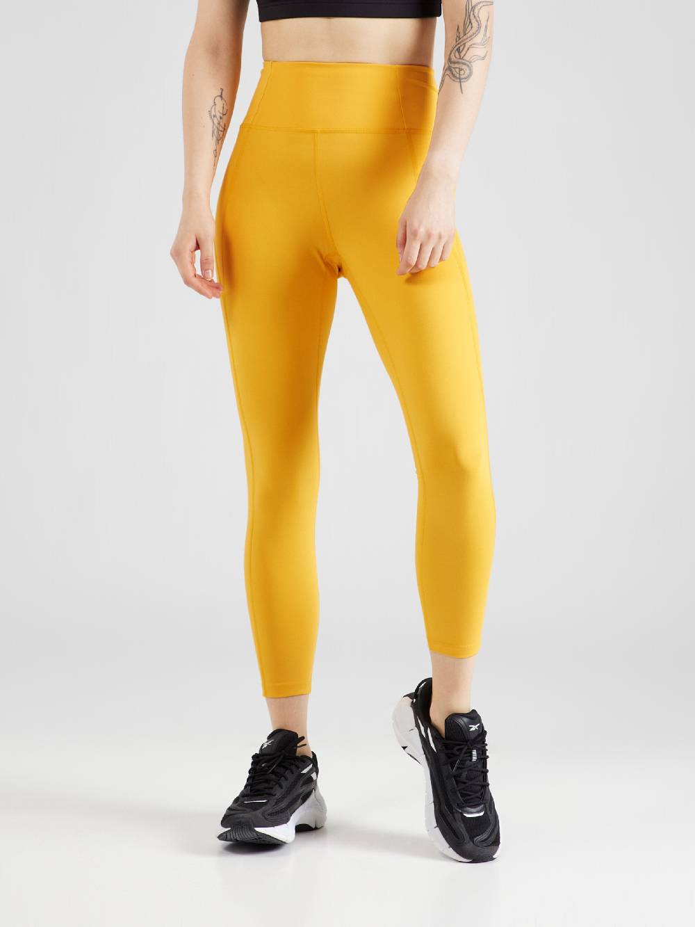 Girlfriend Collective Regular Workout Pants In Yellow