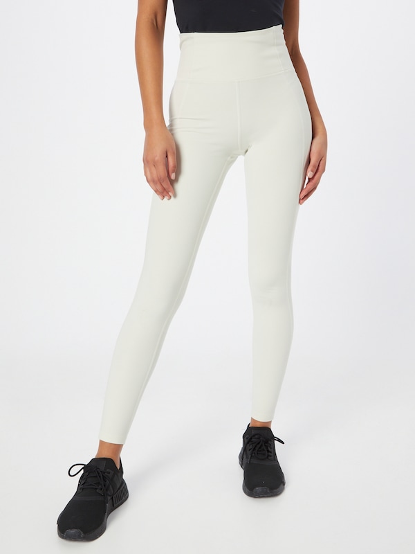 Girlfriend Collective Slim fit Workout Pants in Beige