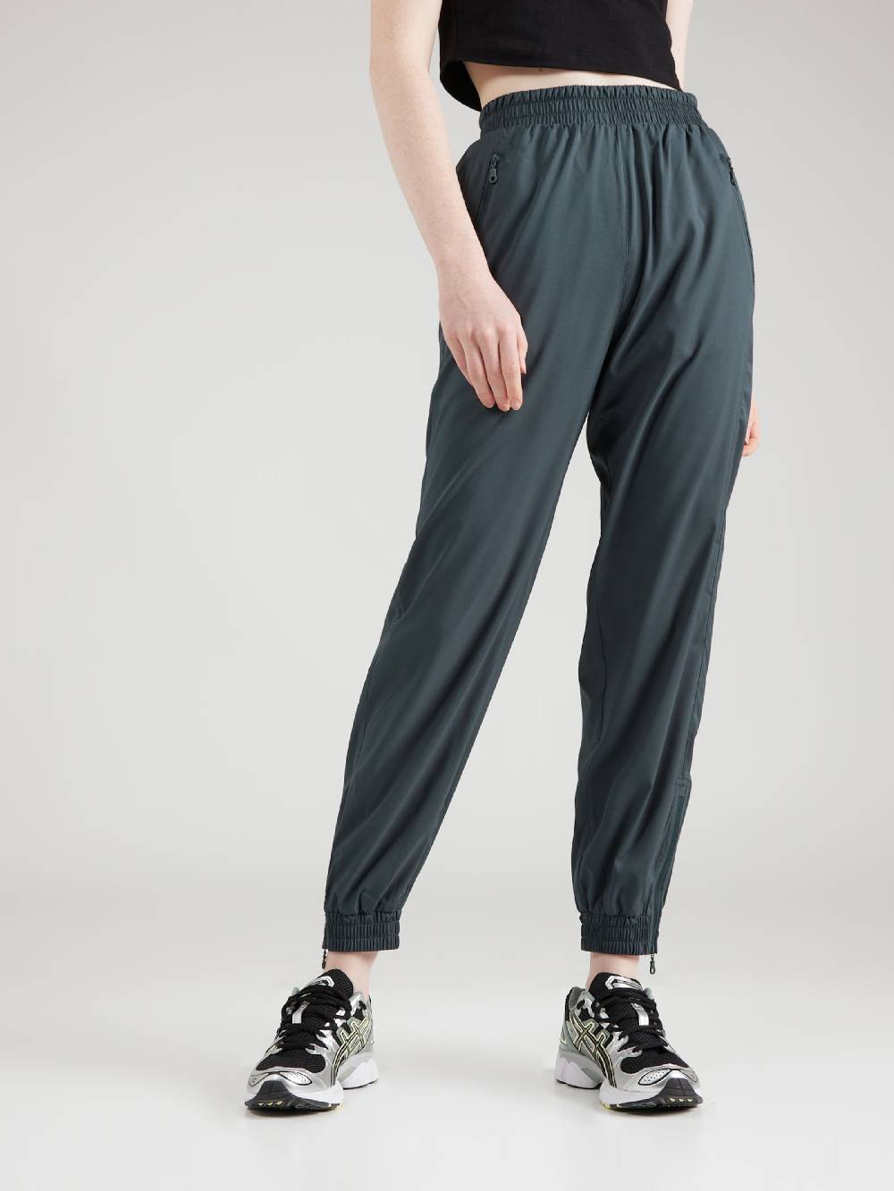 Girlfriend Collective Tapered Workout Pants 'Summit Track' In Emerald