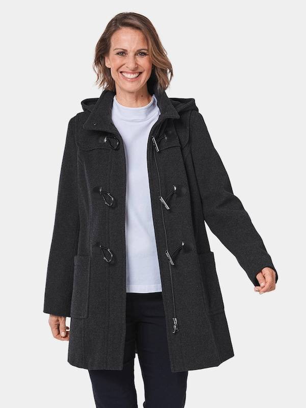 Goldner Between-Seasons Coat in Grey