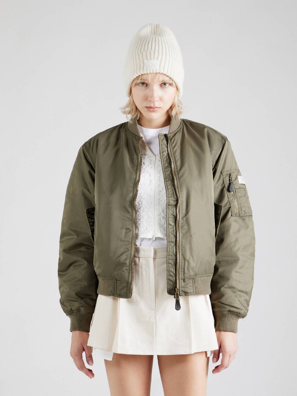 GUESS Between-Season Jacket In Khaki