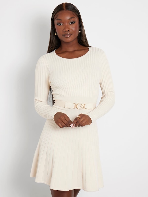 GUESS Knitted dress in Cream