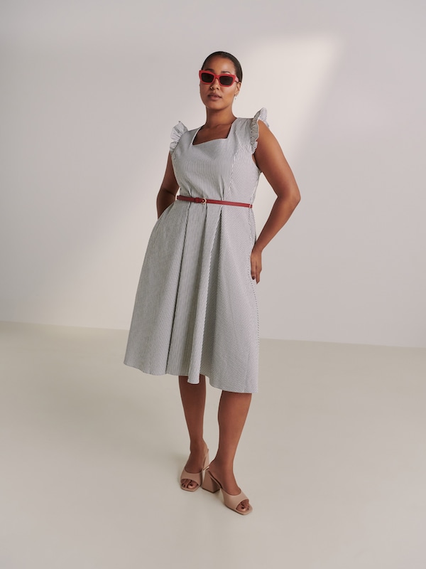 Guido Maria Kretschmer Curvy Dress 'Garnet' in Navy