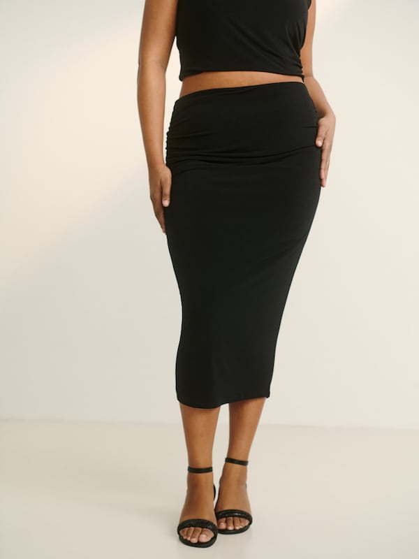 Guido Maria Kretschmer Curvy Skirt 'SYDNEY' in Black