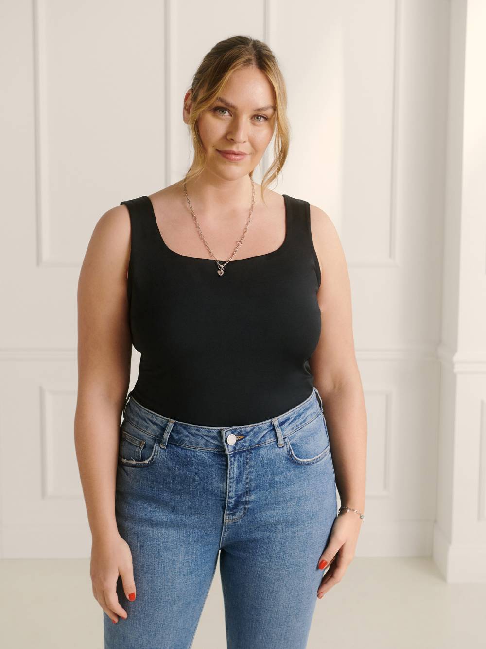 Guido Maria Kretschmer Curvy Top 'Pamela' In Black